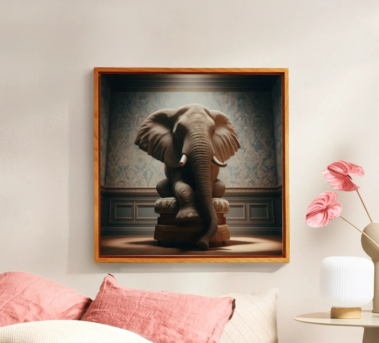 Elephant plexiglass da Animal Portraits