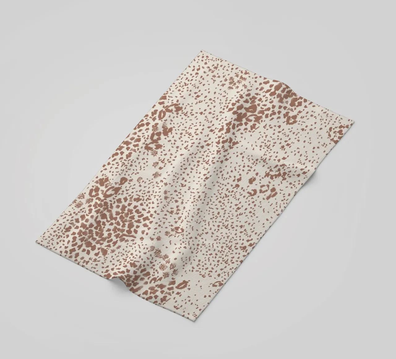 Animal Print - Mocha Mousse telo mare da anisillustration
