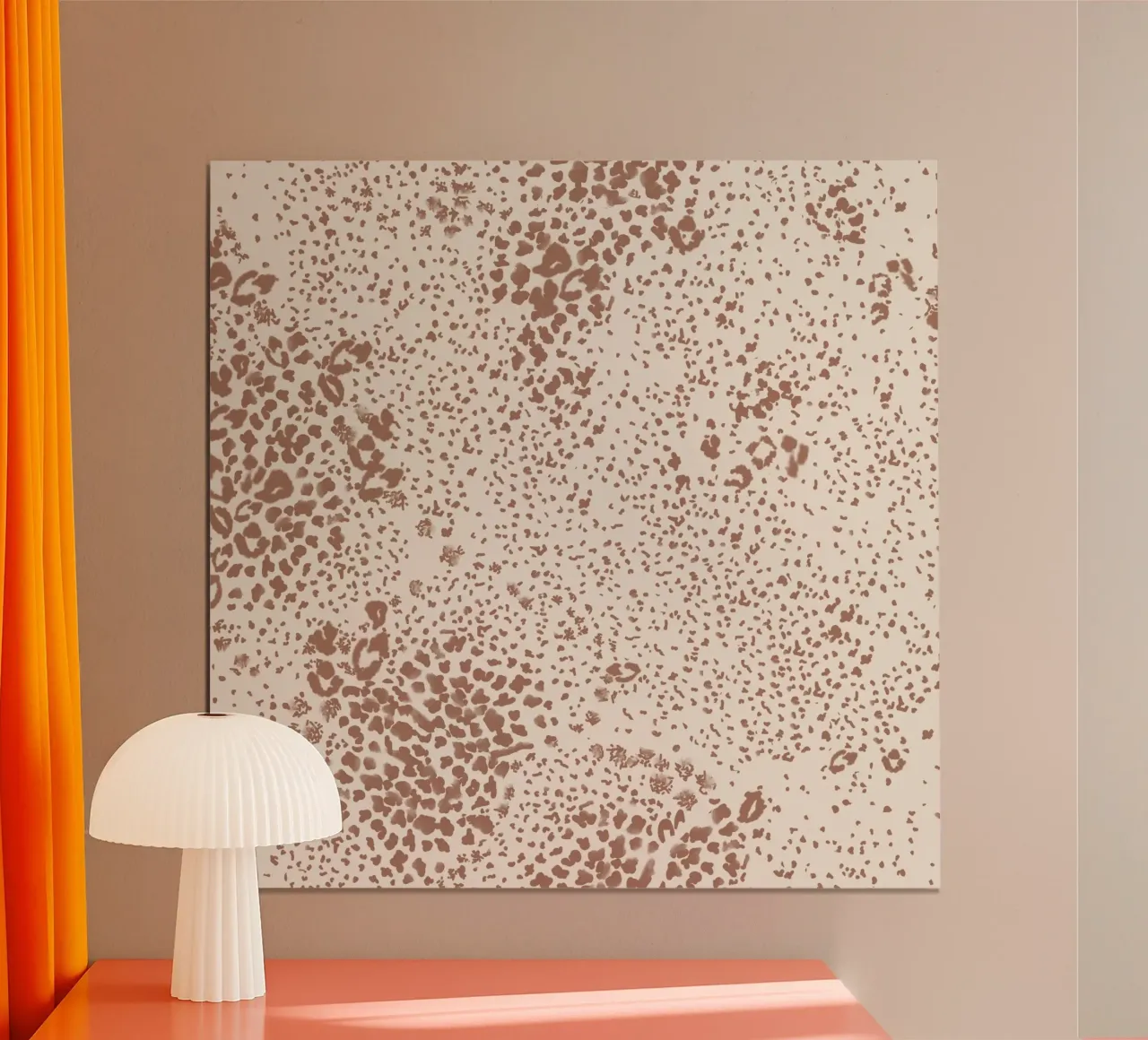Animal Print - Mocha Mousse carta hahnemühle da anisillustration
