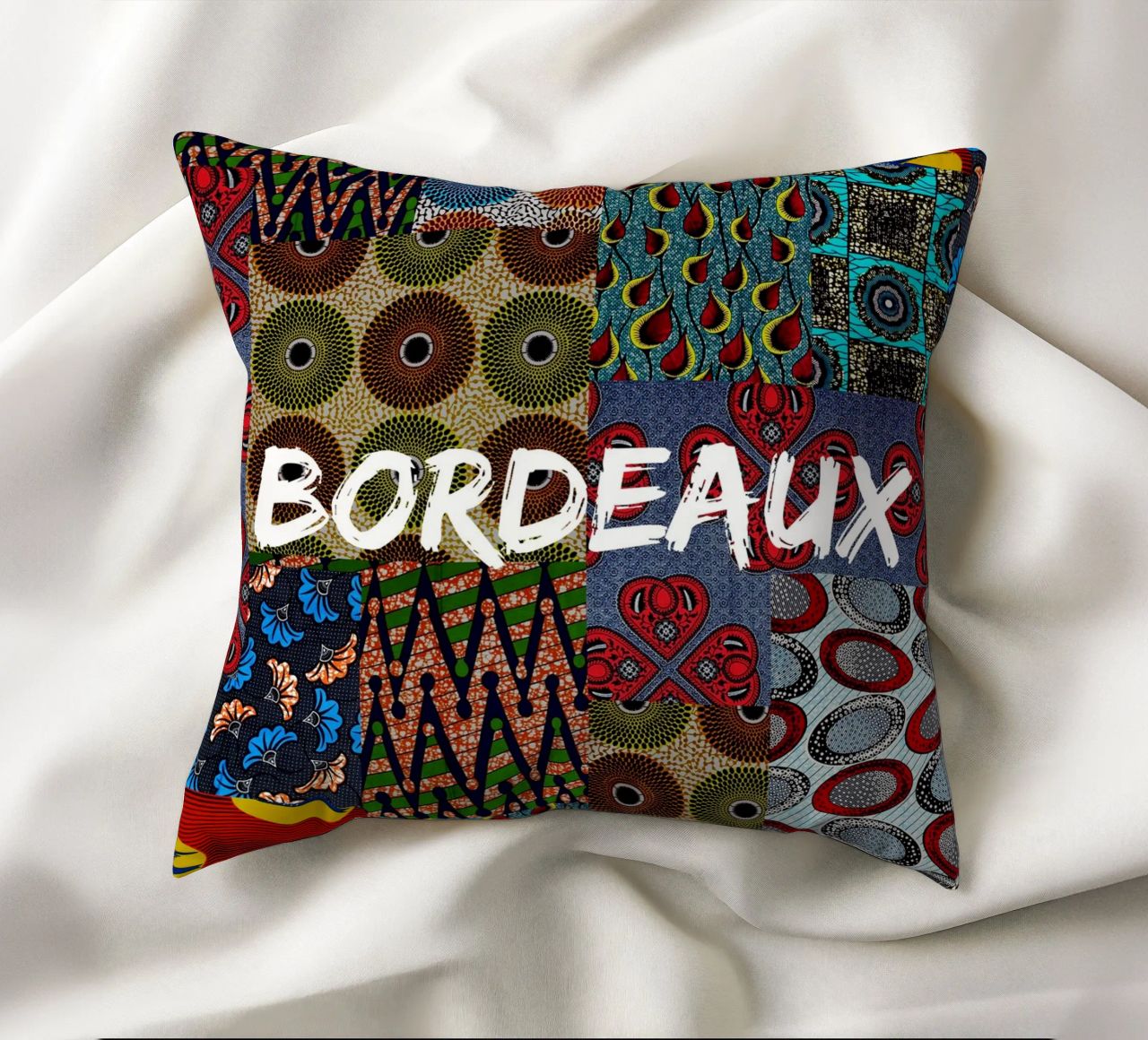 Bordeaux coussin de Mathudace Créas