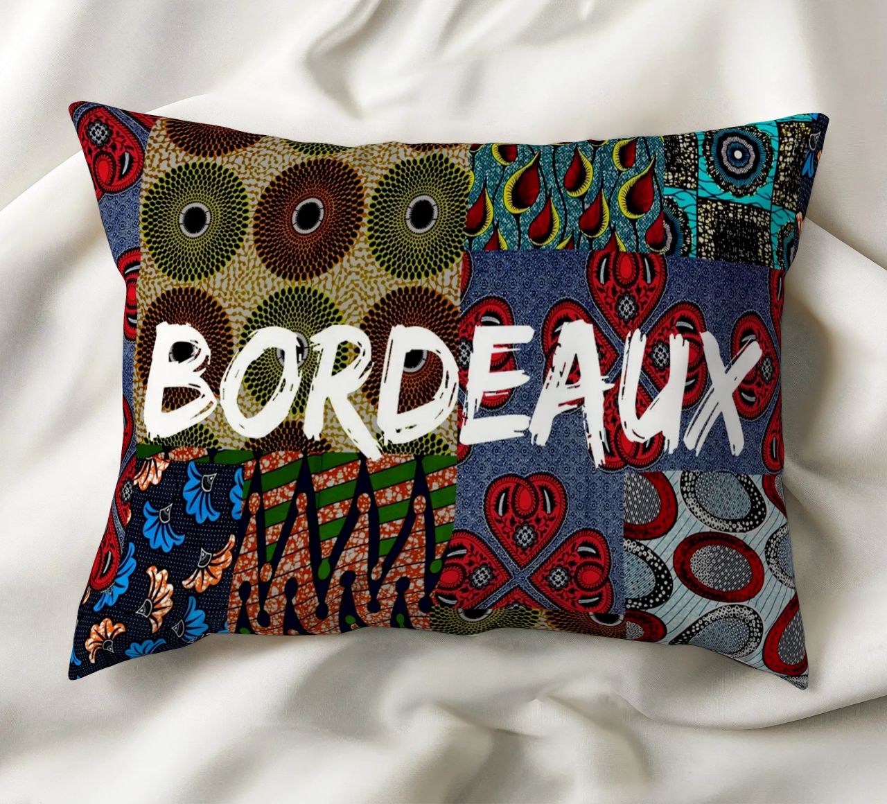 Bordeaux coussin de Mathudace Créas