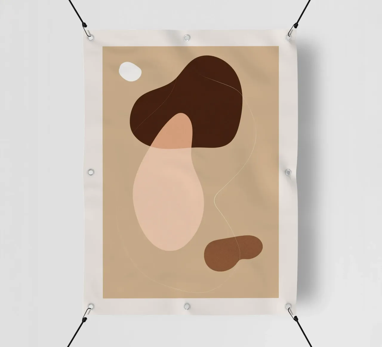 Forme organiche - boho chic telo in pvc da Whole©