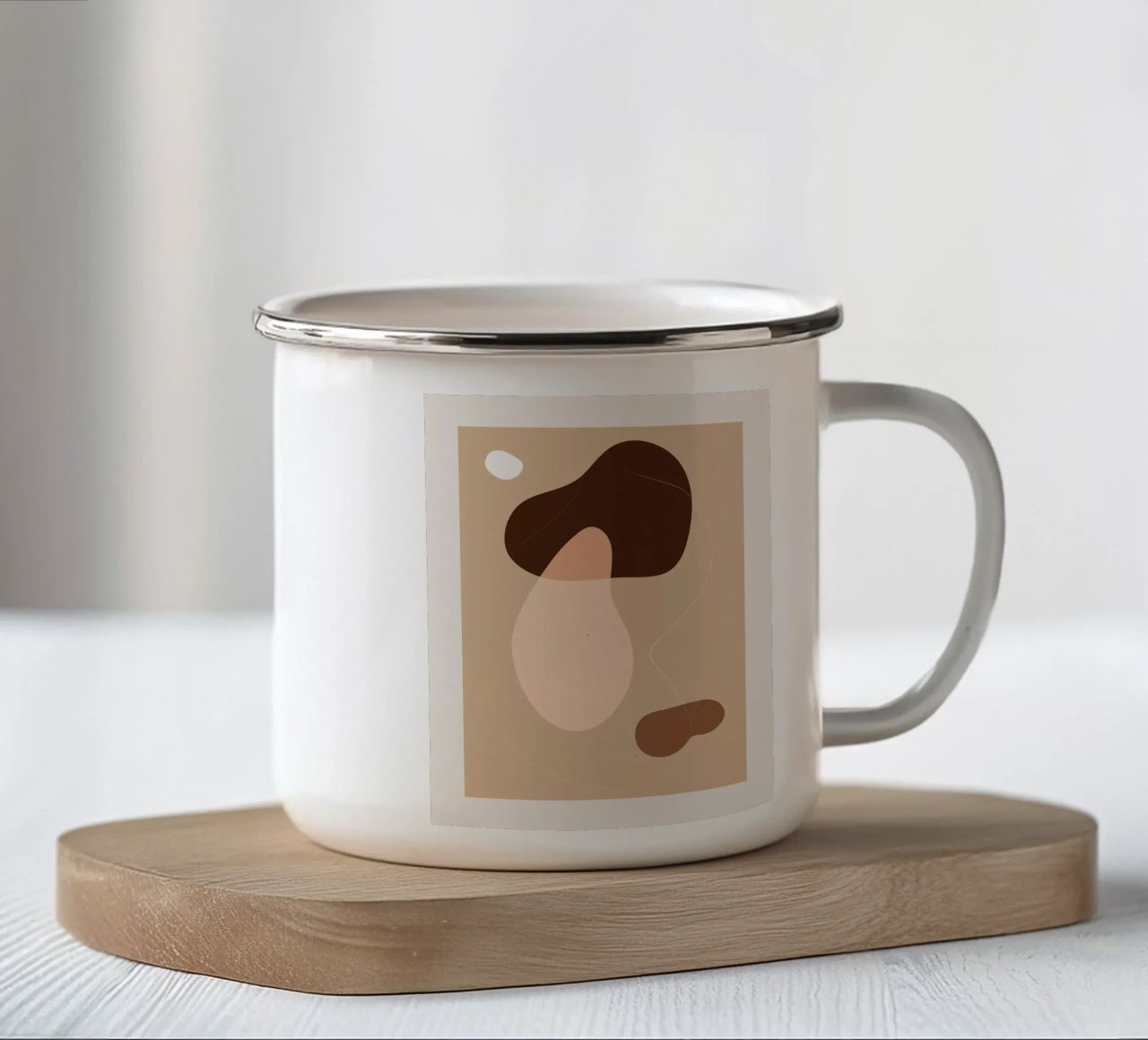 Forme organiche - boho chic tazza in smalto da Whole©