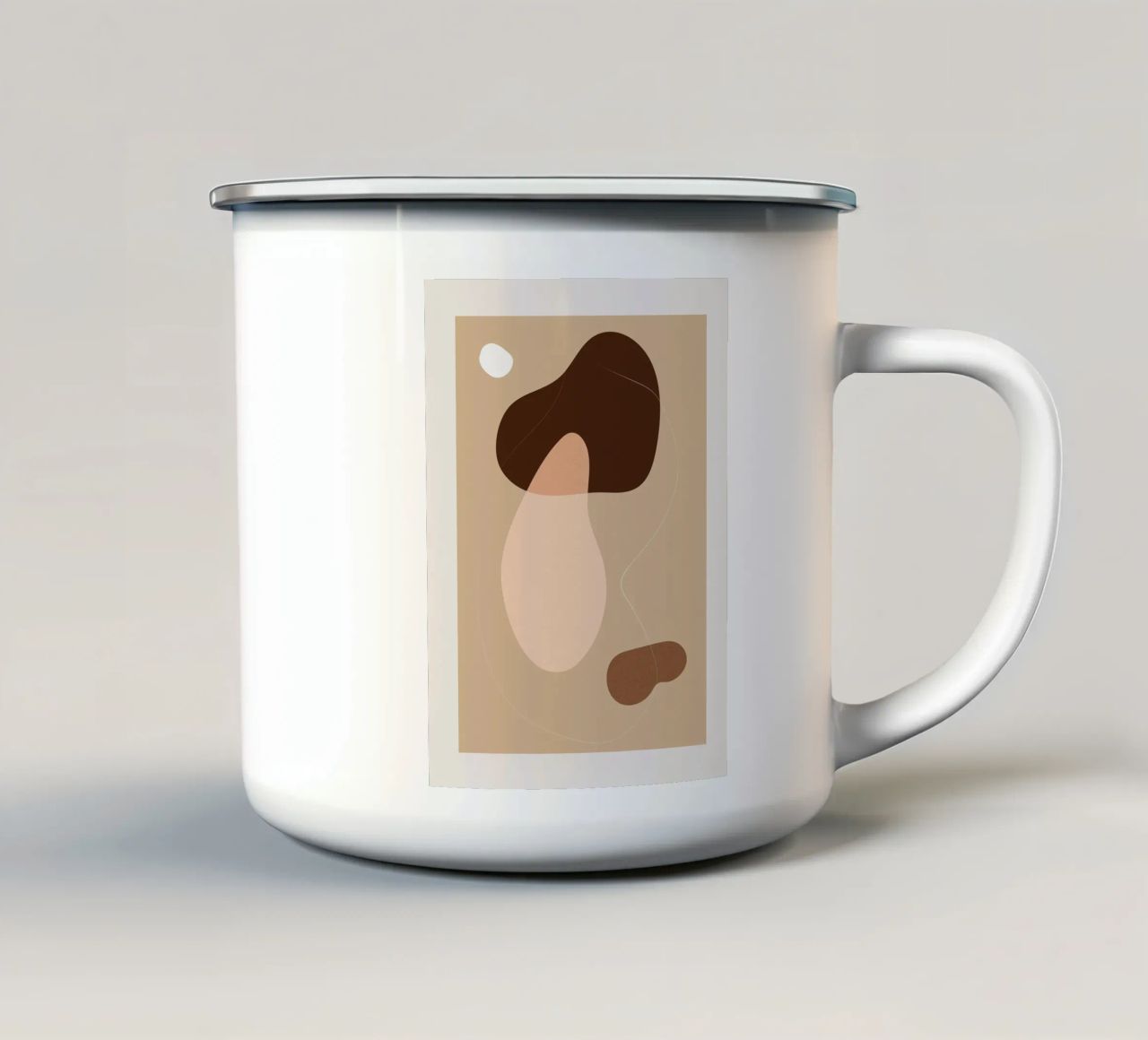 Forme organiche - boho chic tazza in smalto da Whole©
