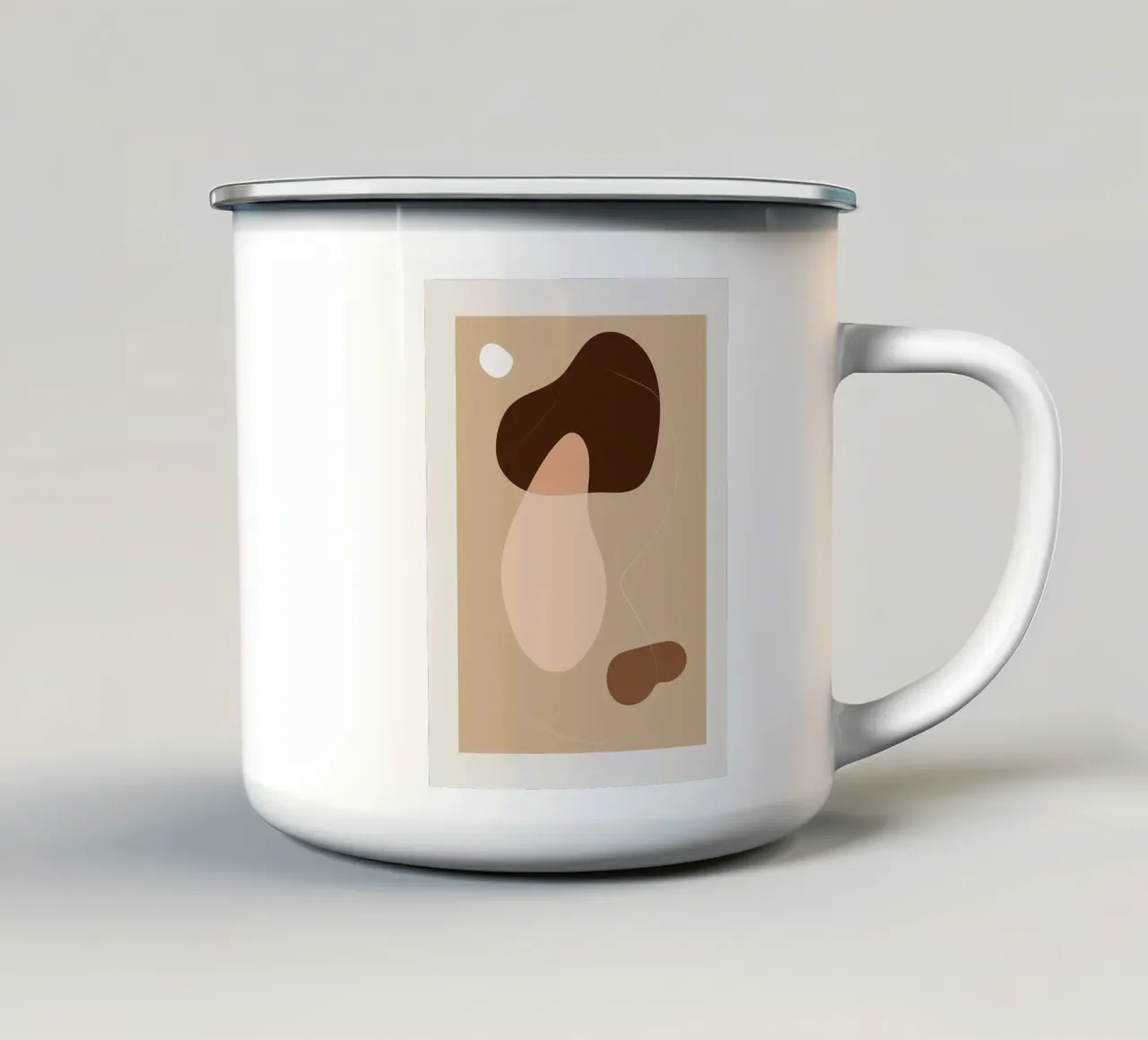 Forme organiche - boho chic tazza in smalto da Whole©