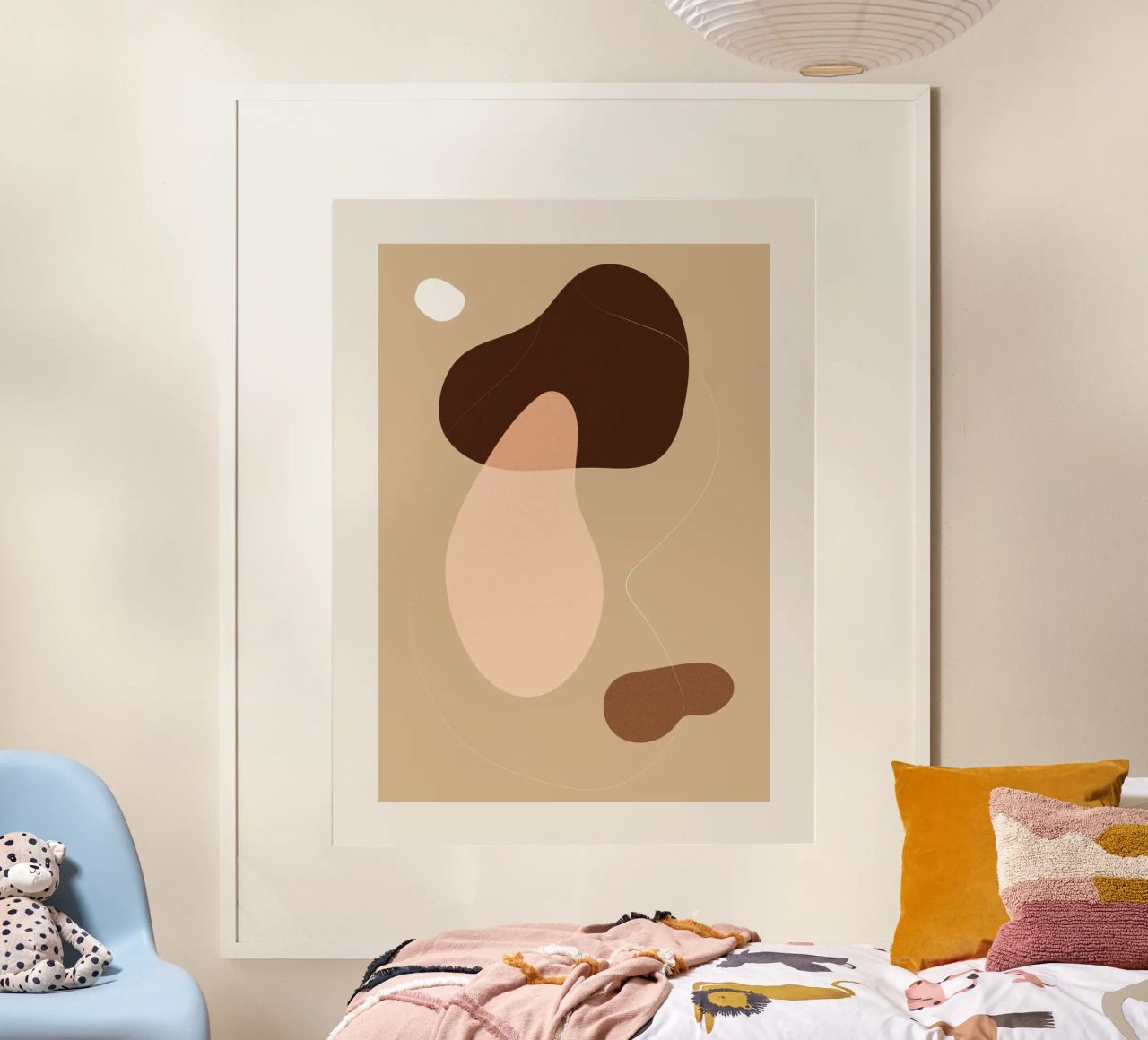 Organische Formen – Boho Chic Poster von Whole©