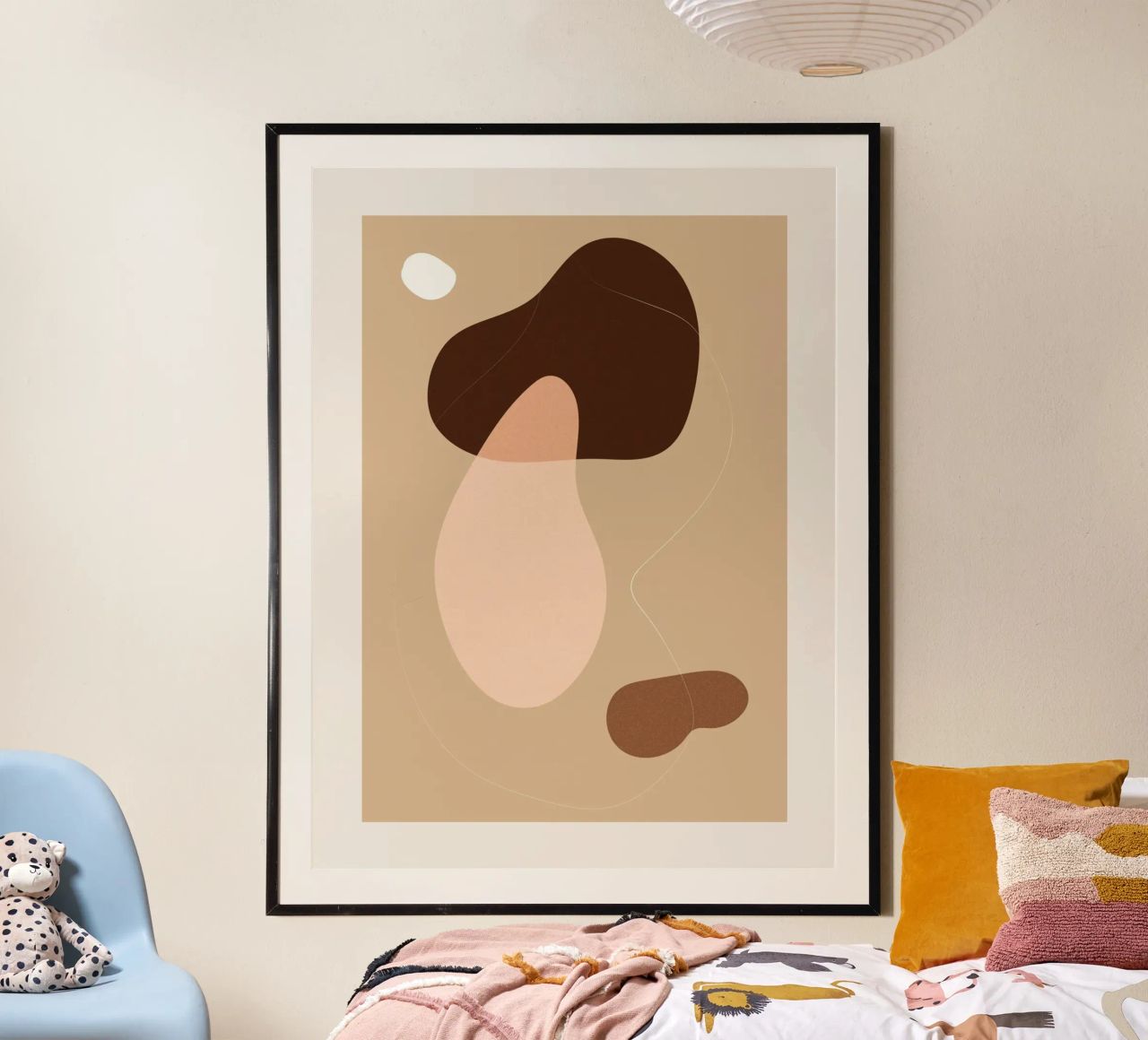 Organische Formen – Boho Chic Poster von Whole©