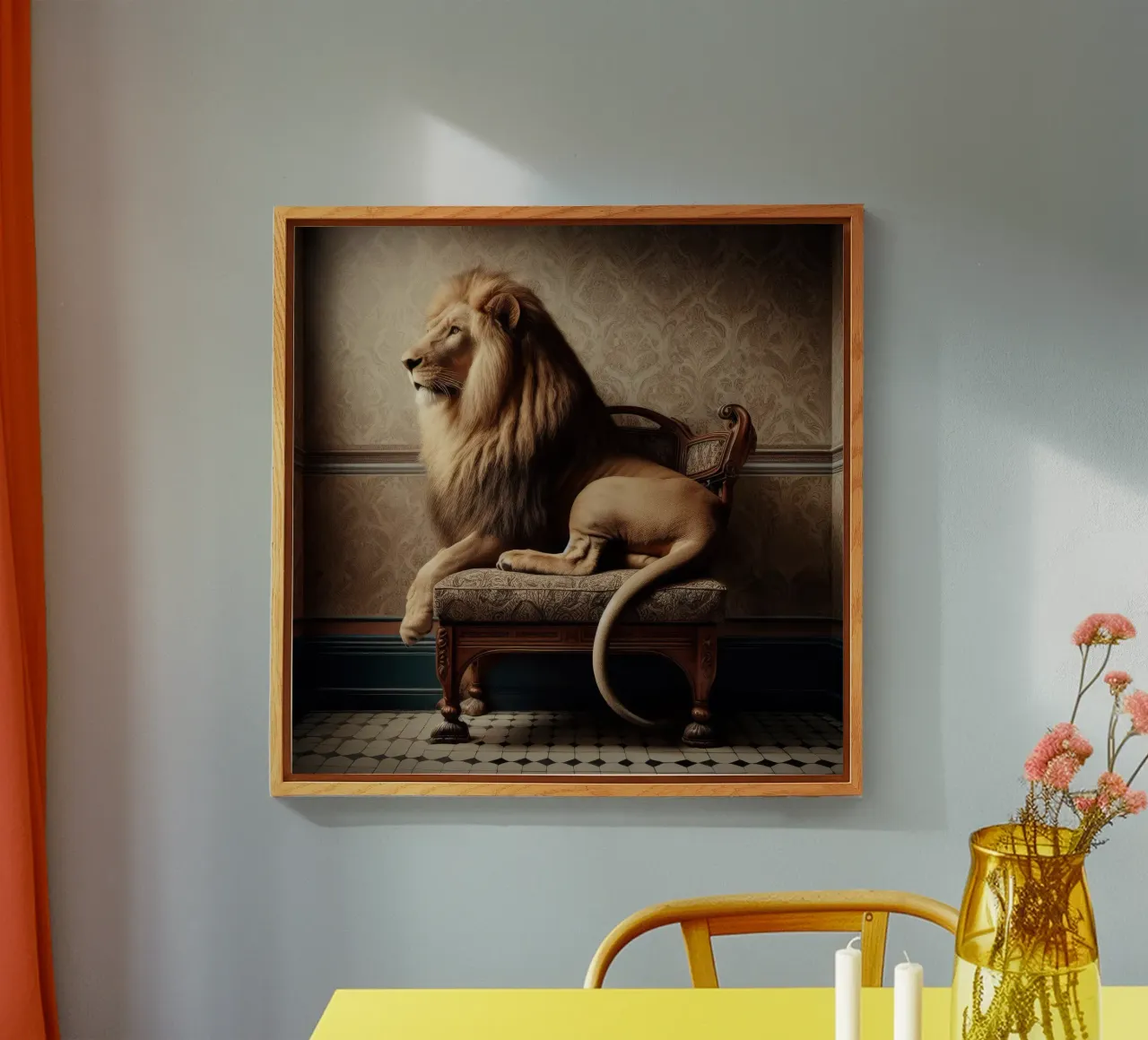 Lion plexiglass da Animal Portraits