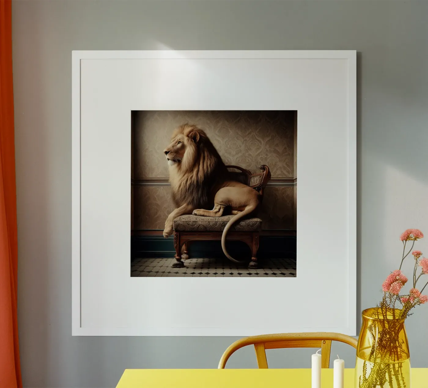 Lion poster da Animal Portraits