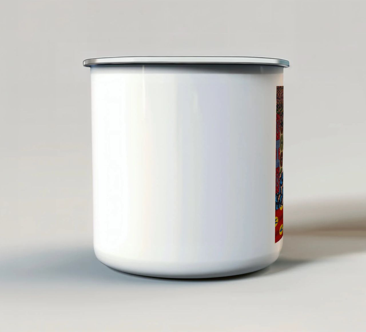 Nice tazza in smalto da Mathudace Créas