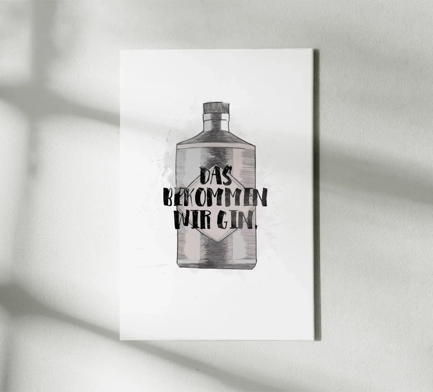 Gin Leinwand von KRUTH DESIGN