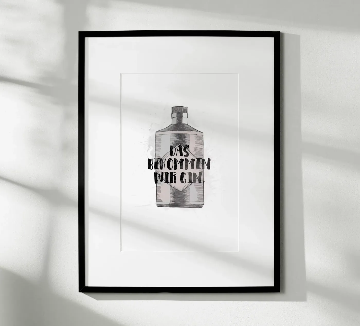Gin Poster von KRUTH DESIGN