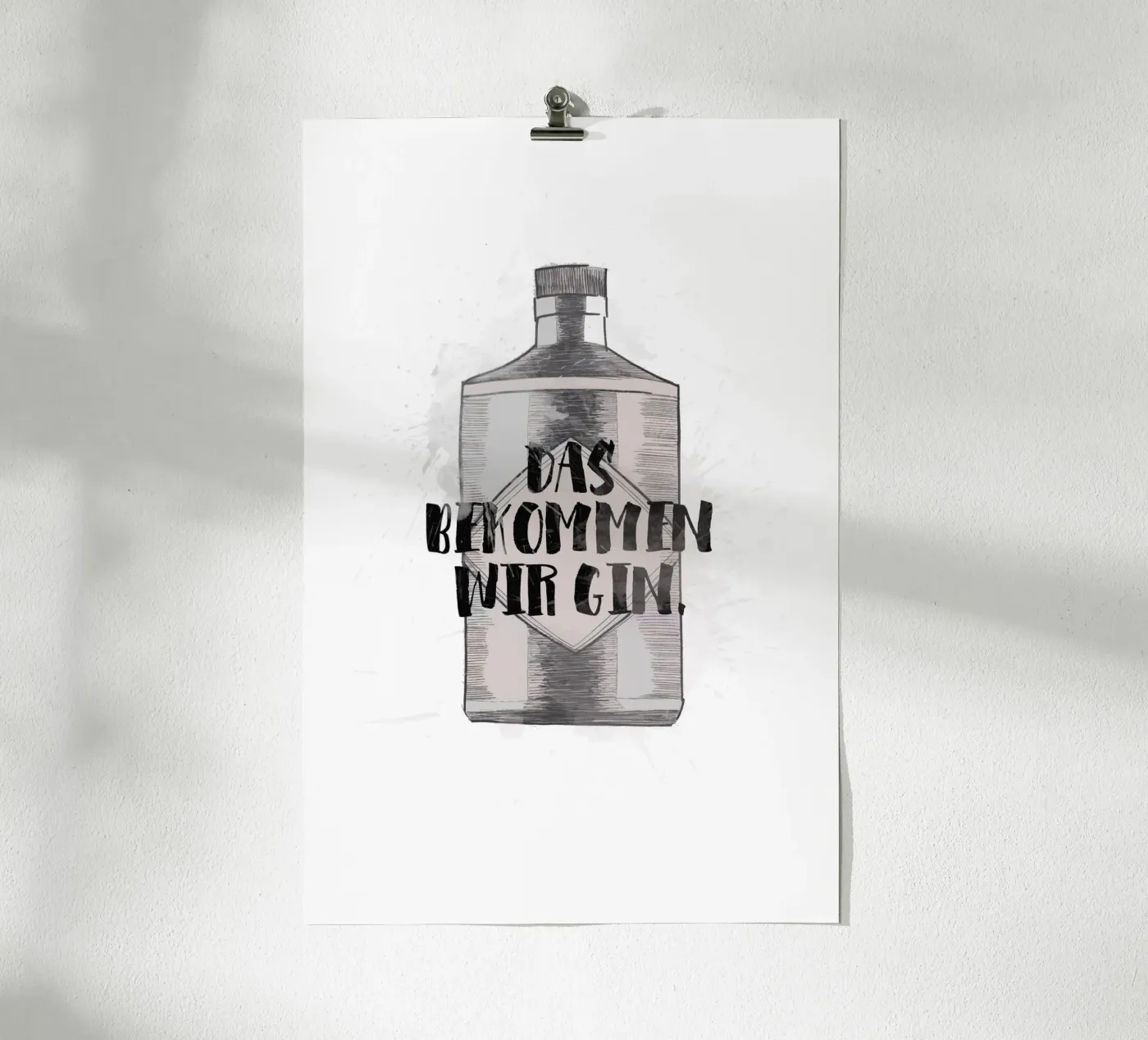 Gin Poster von KRUTH DESIGN
