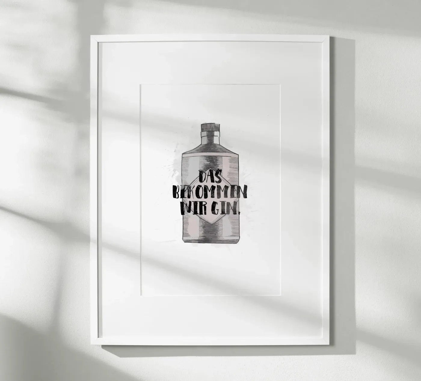 Gin Poster von KRUTH DESIGN