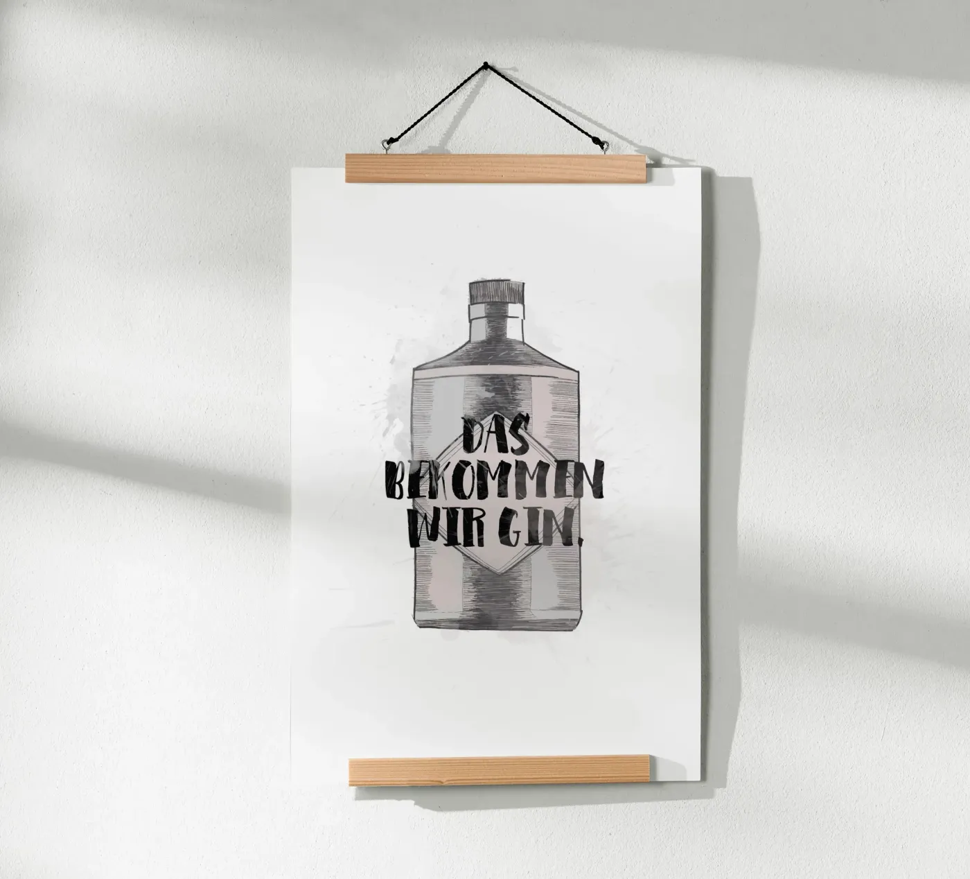 Gin Poster von KRUTH DESIGN