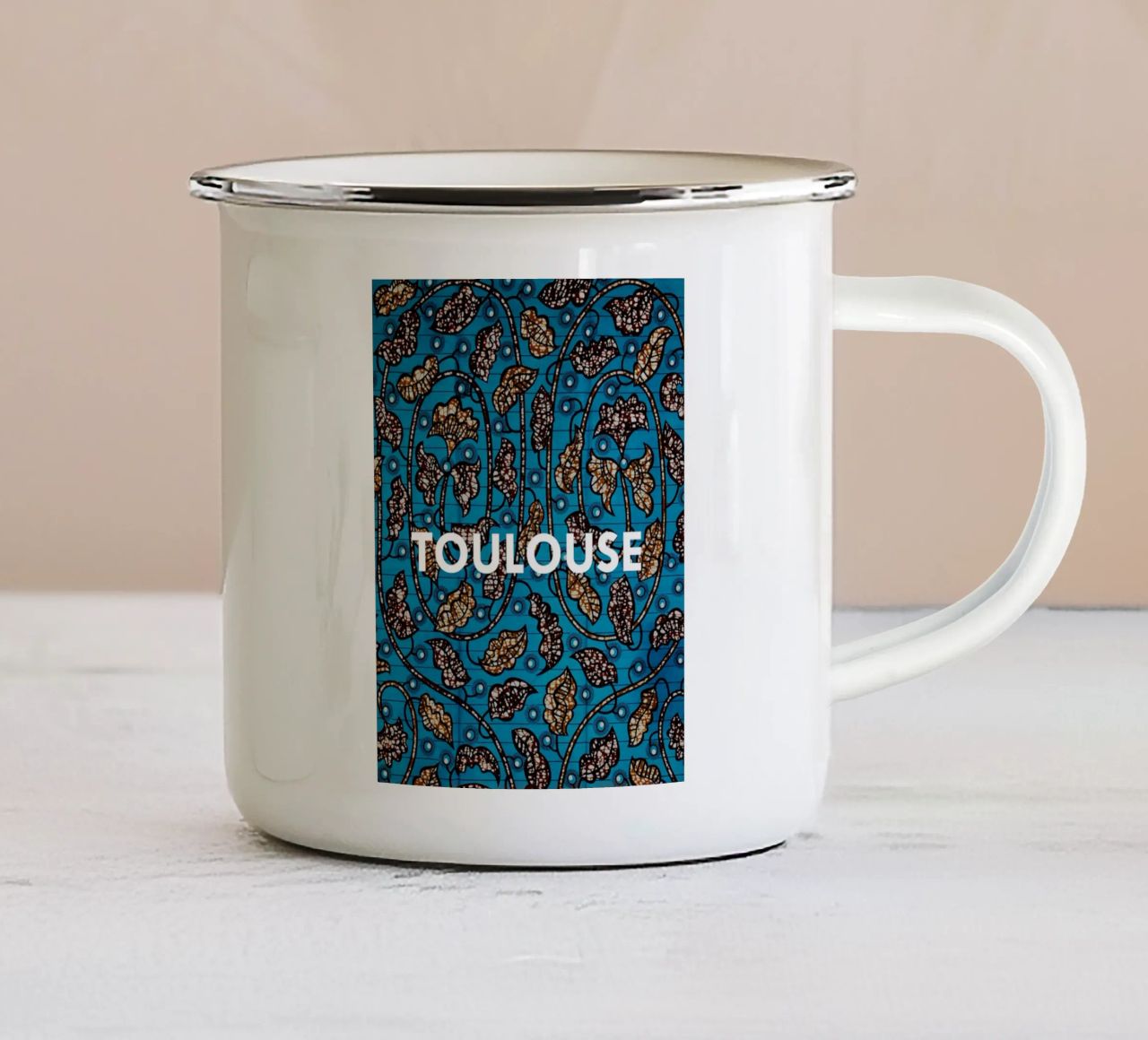 Toulouse tazza in smalto da Mathudace Créas