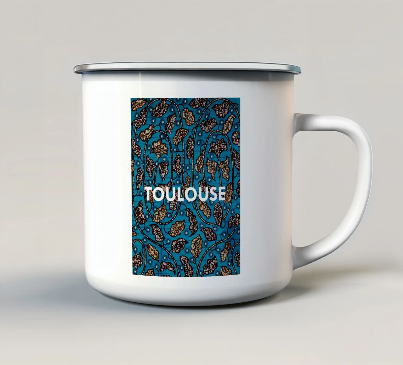 Toulouse tazza in smalto da Mathudace Créas