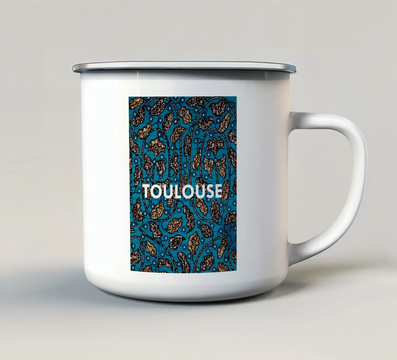 Toulouse tazza in smalto da Mathudace Créas