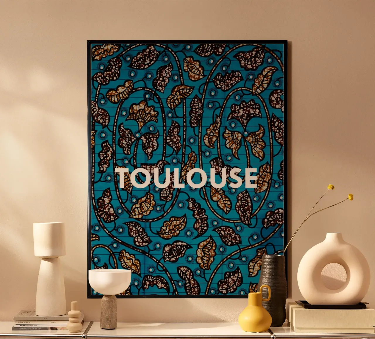 Toulouse poster con telaio in plastica da Mathudace Créas