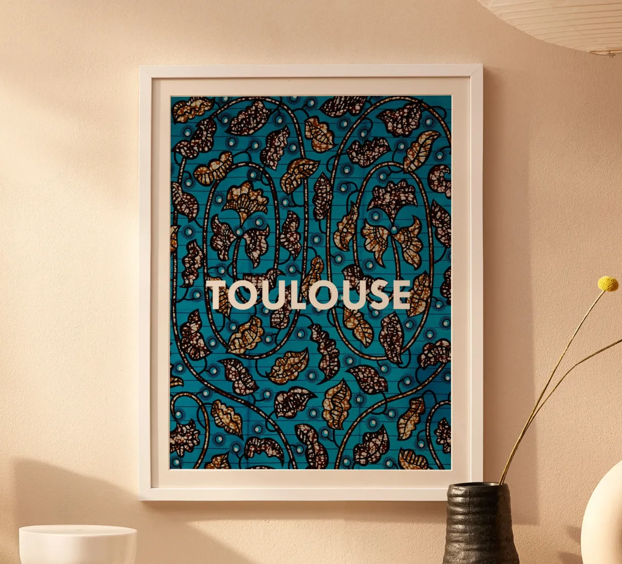 Toulouse poster con telaio in plastica da Mathudace Créas