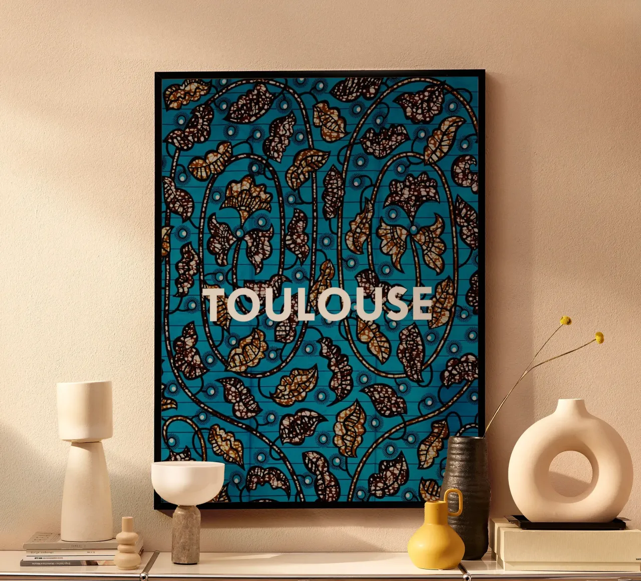 Toulouse poster con telaio in plastica da Mathudace Créas