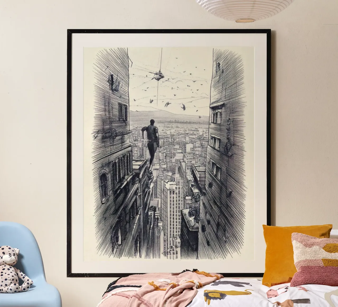 Dancing buildings Poster von tylerstudio