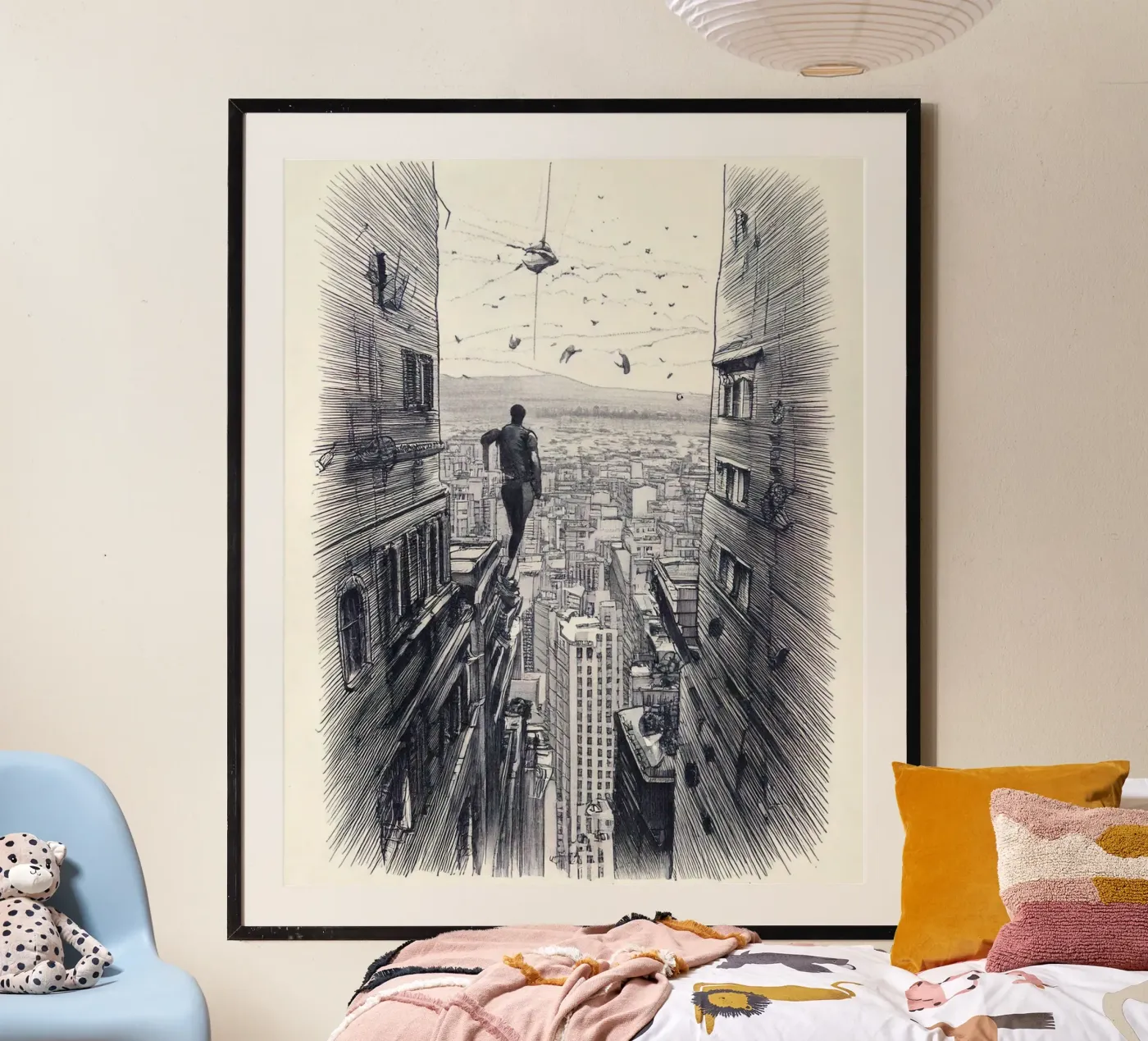 Dancing buildings poster da tylerstudio