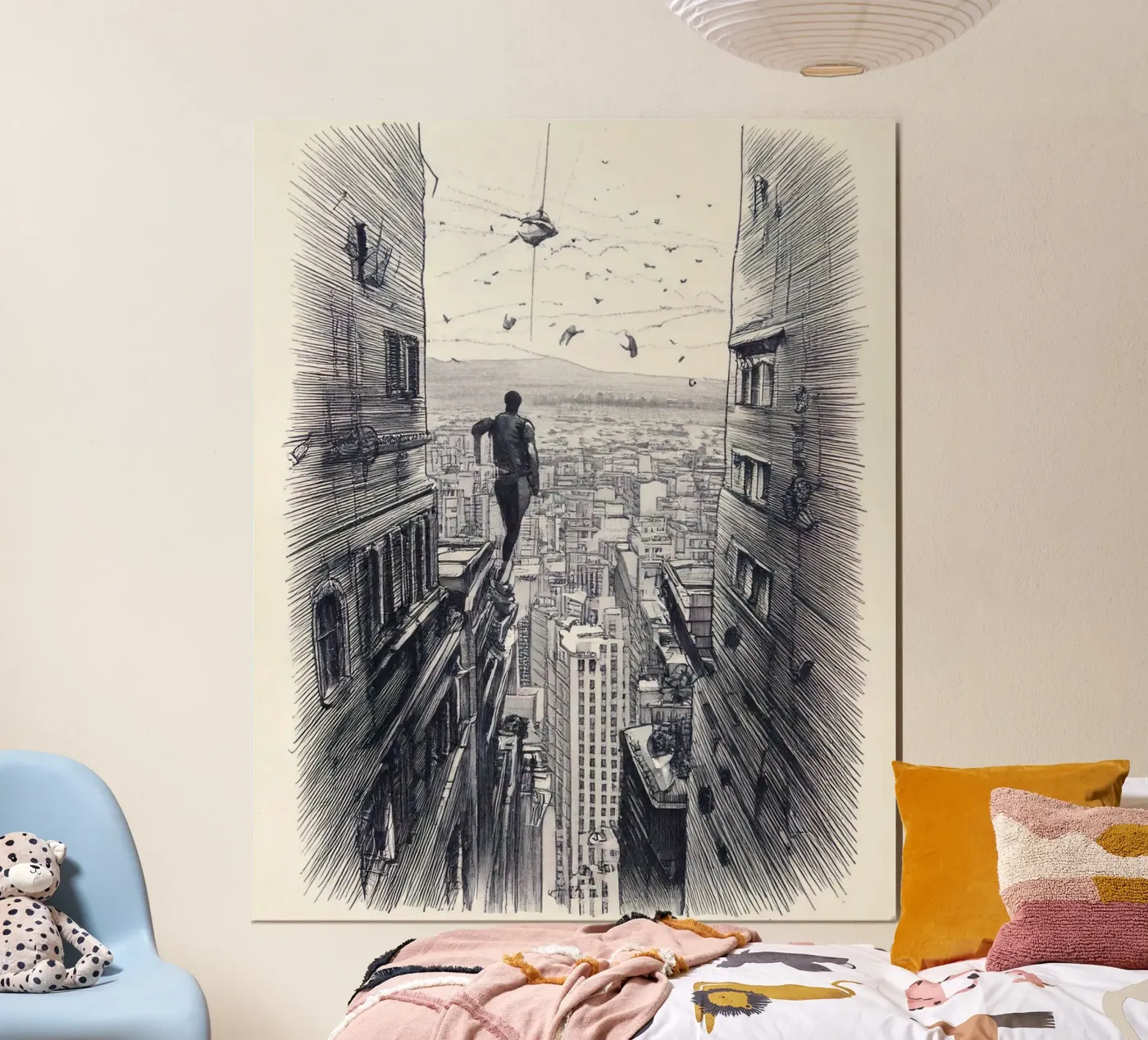 Dancing buildings poster da tylerstudio