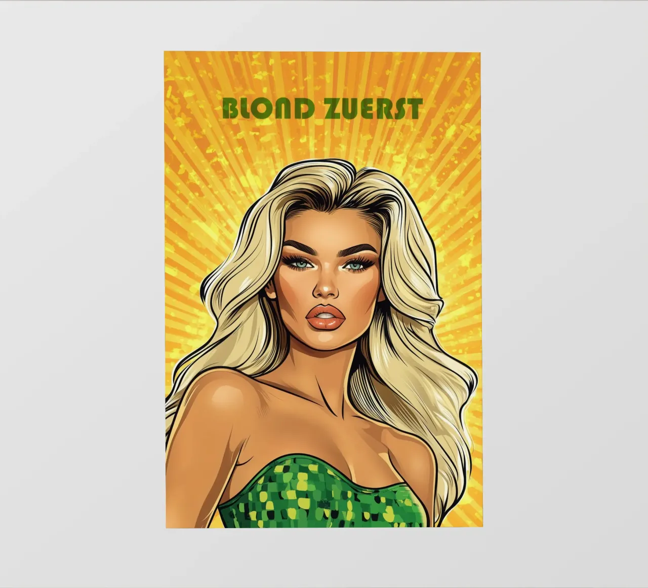 Blond Zuerst | Fumetto Pop Art pellicola backlit da Autofocus