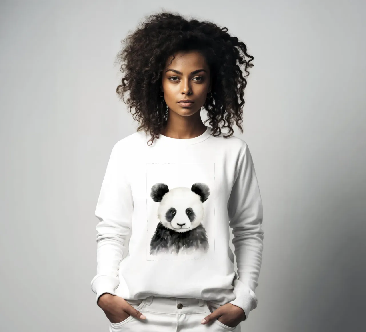 Panda sudadera de Olga Wildrose