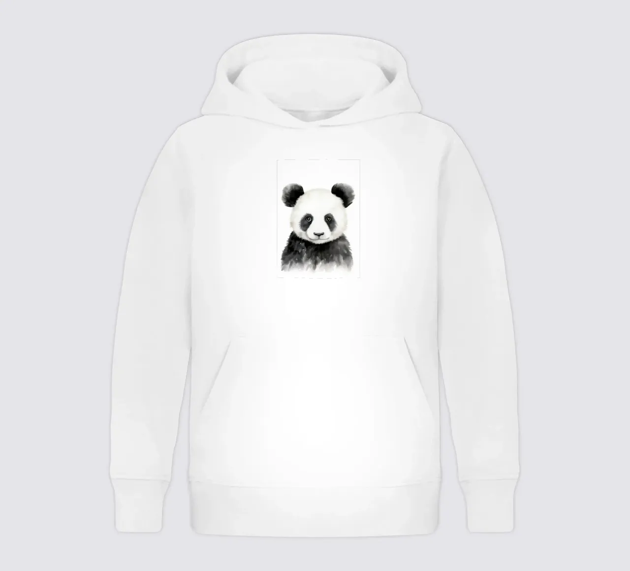 Panda felpa bambino con cappuccio da IamHomeStudio