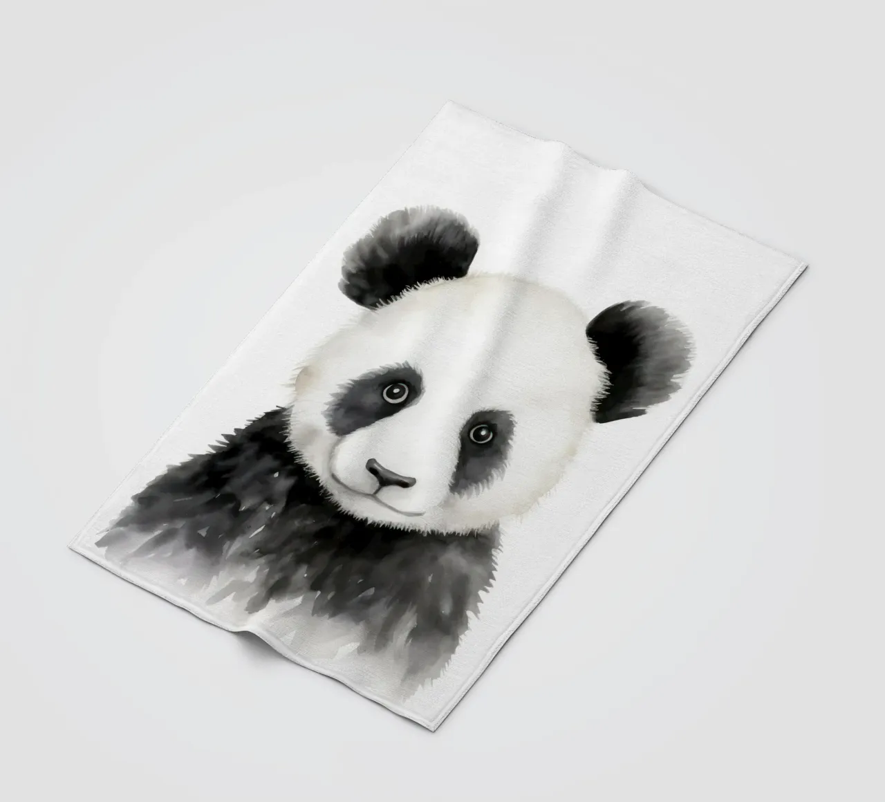 Panda fleecedeken van IamHomeStudio