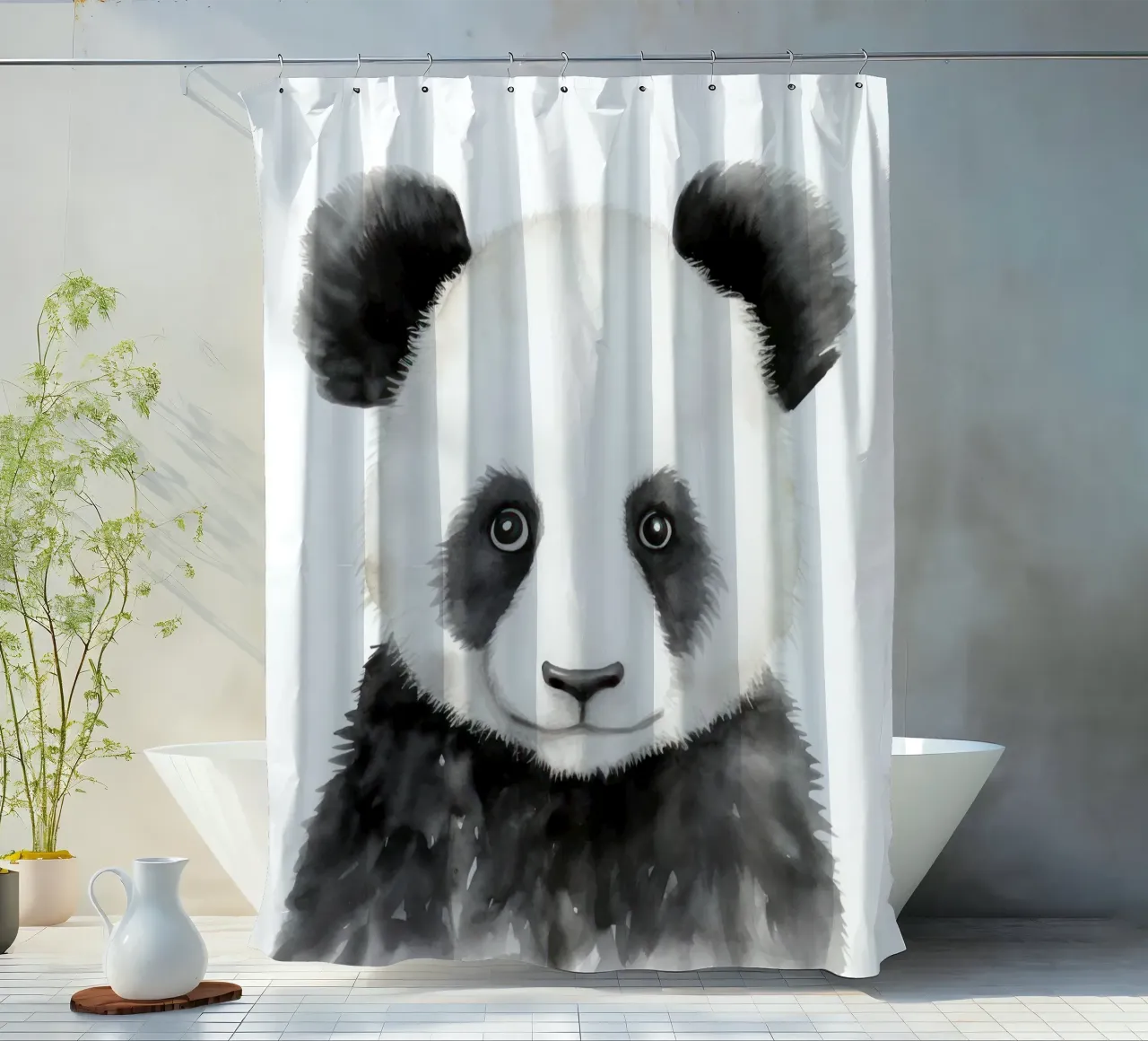 Panda tenda da doccia da Olga Wildrose