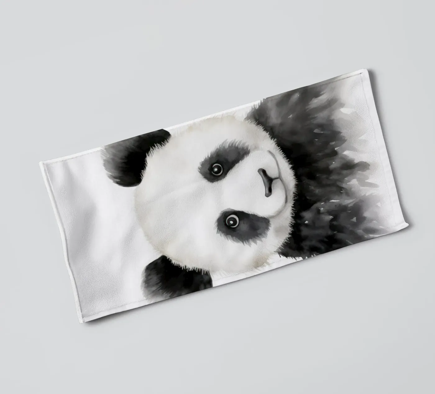 Panda towel by IamHomeStudio