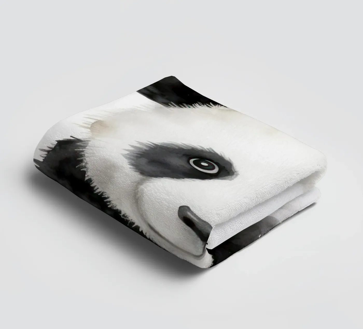 Panda towel by IamHomeStudio