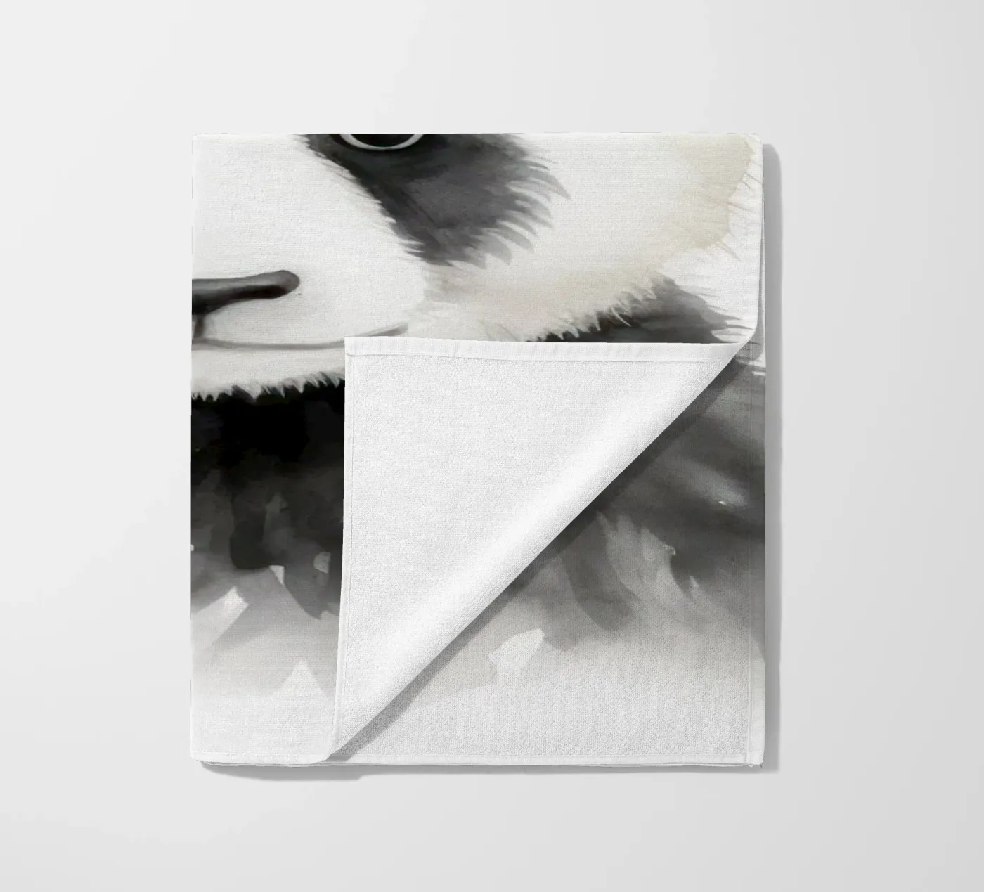 Panda beach towel by IamHomeStudio