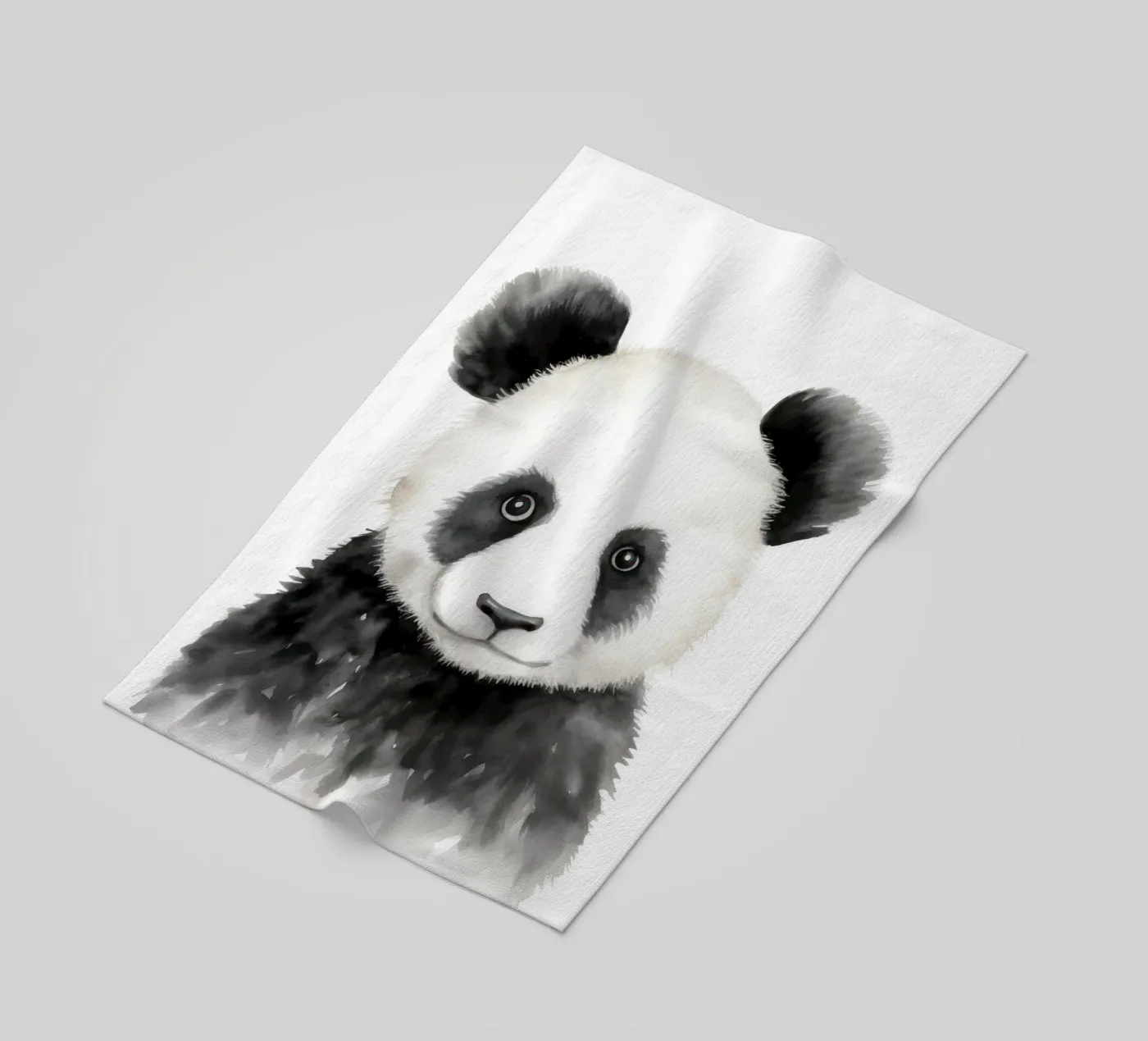 Panda beach towel by IamHomeStudio