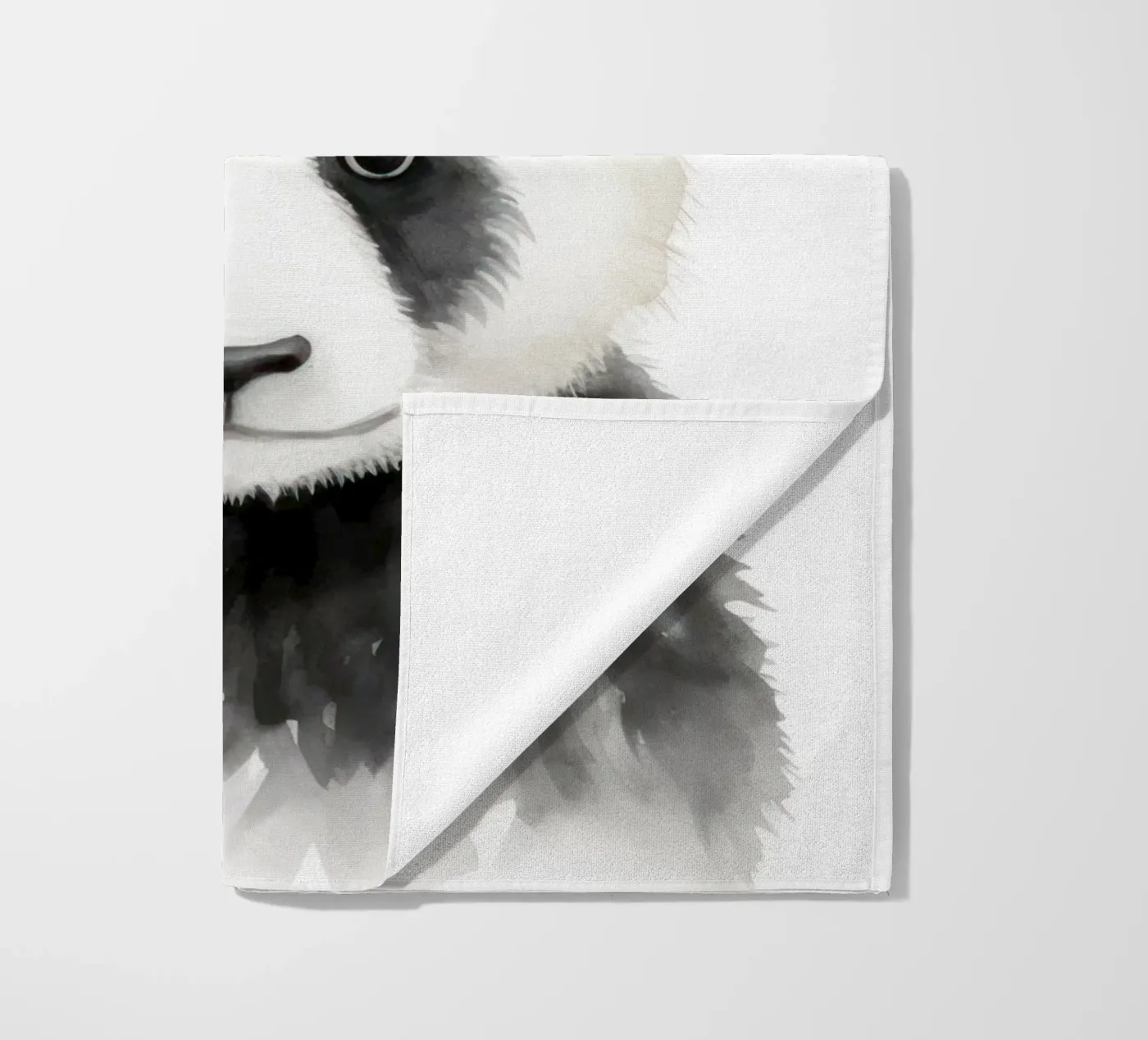 Panda beach towel by IamHomeStudio