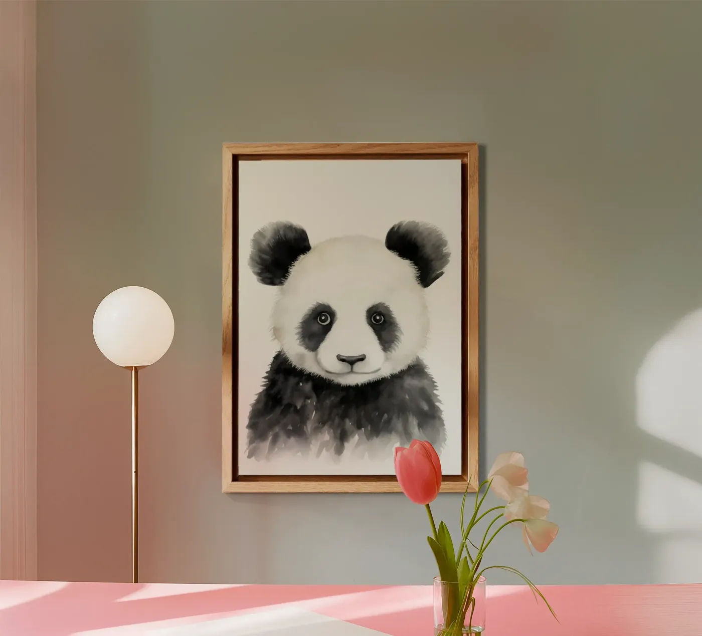 Panda alluminio dibond da IamHomeStudio