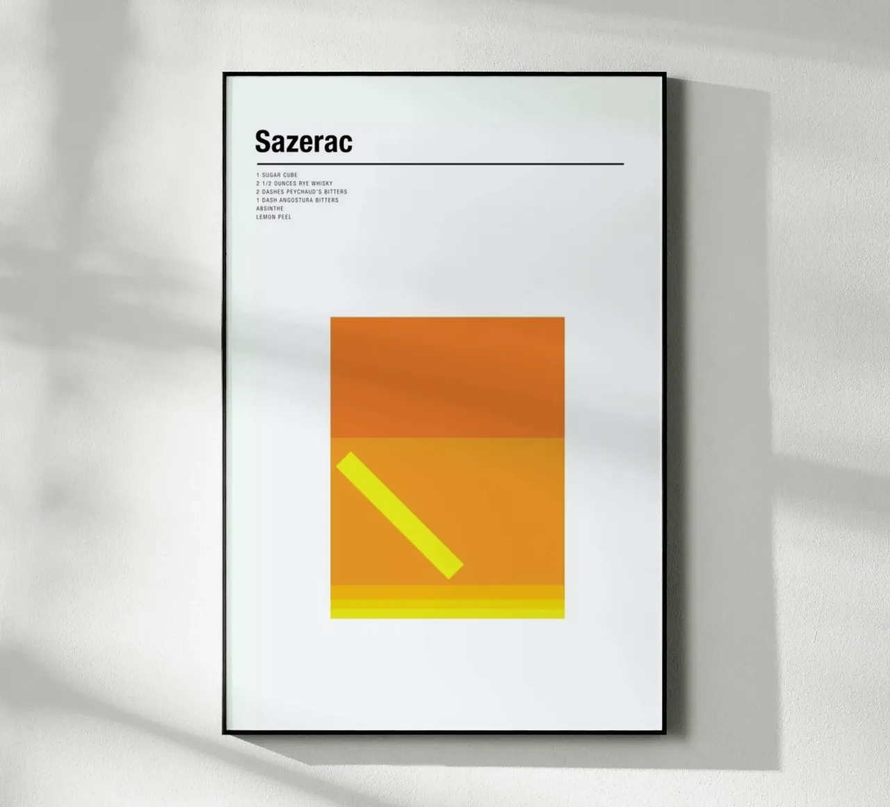 Sazerac plexiglass da Nick Barclay