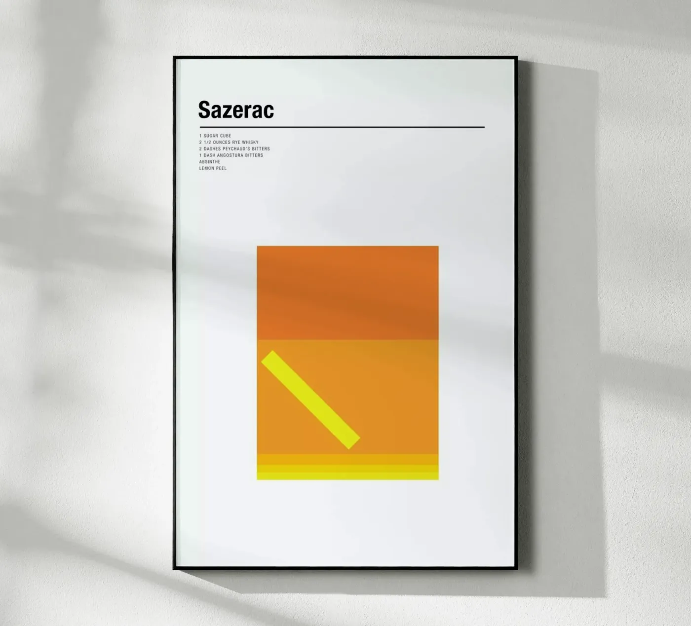 Sazerac plexiglas de Nick Barclay