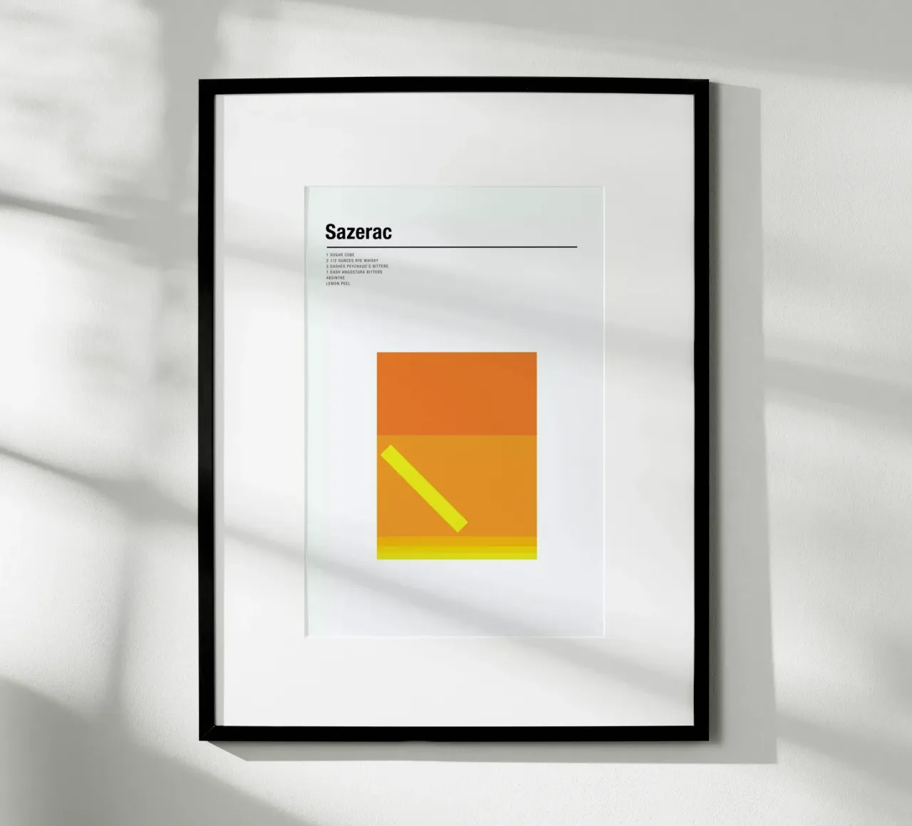 Sazerac poster da Nick Barclay