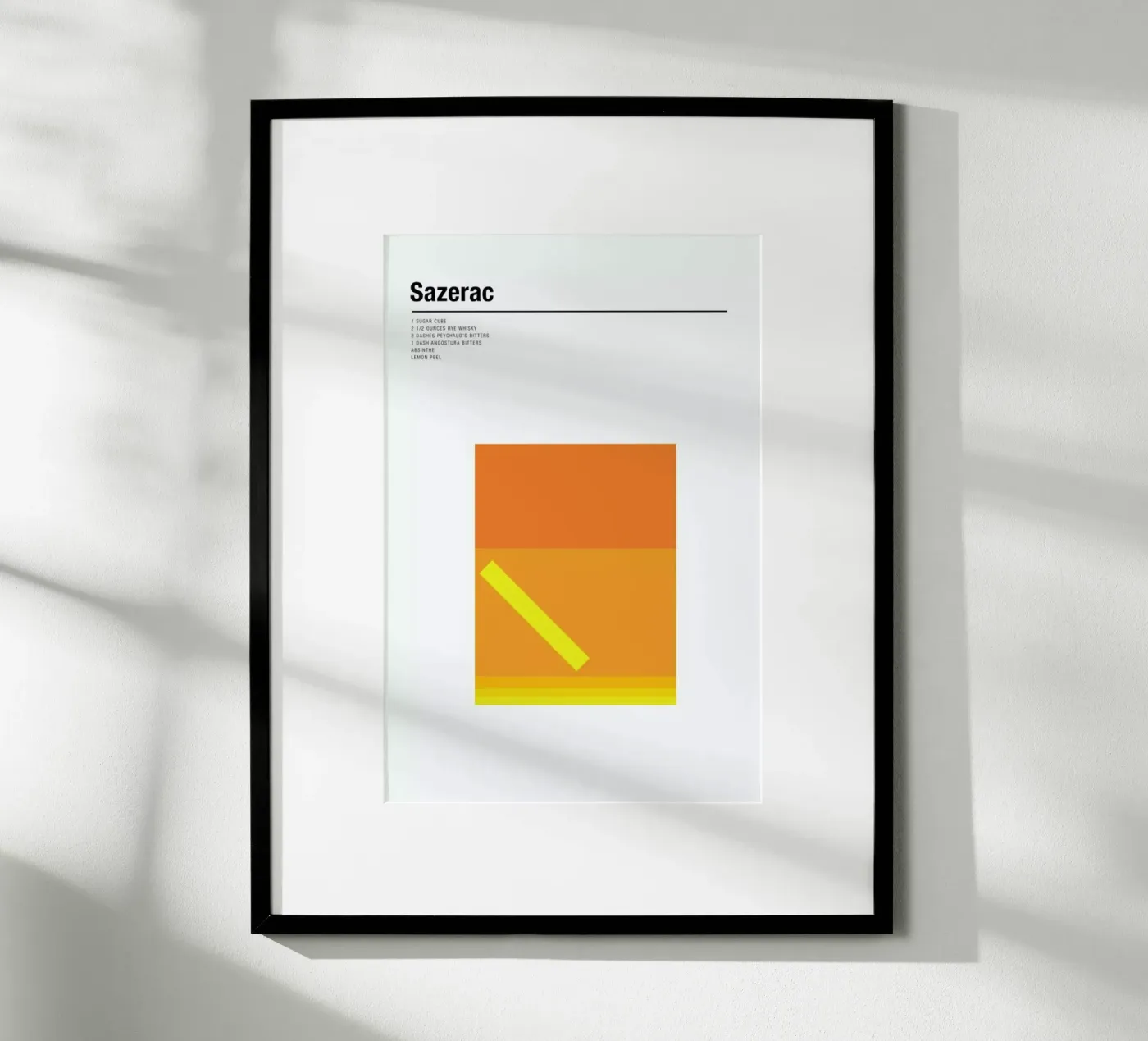 Sazerac Poster von Nick Barclay