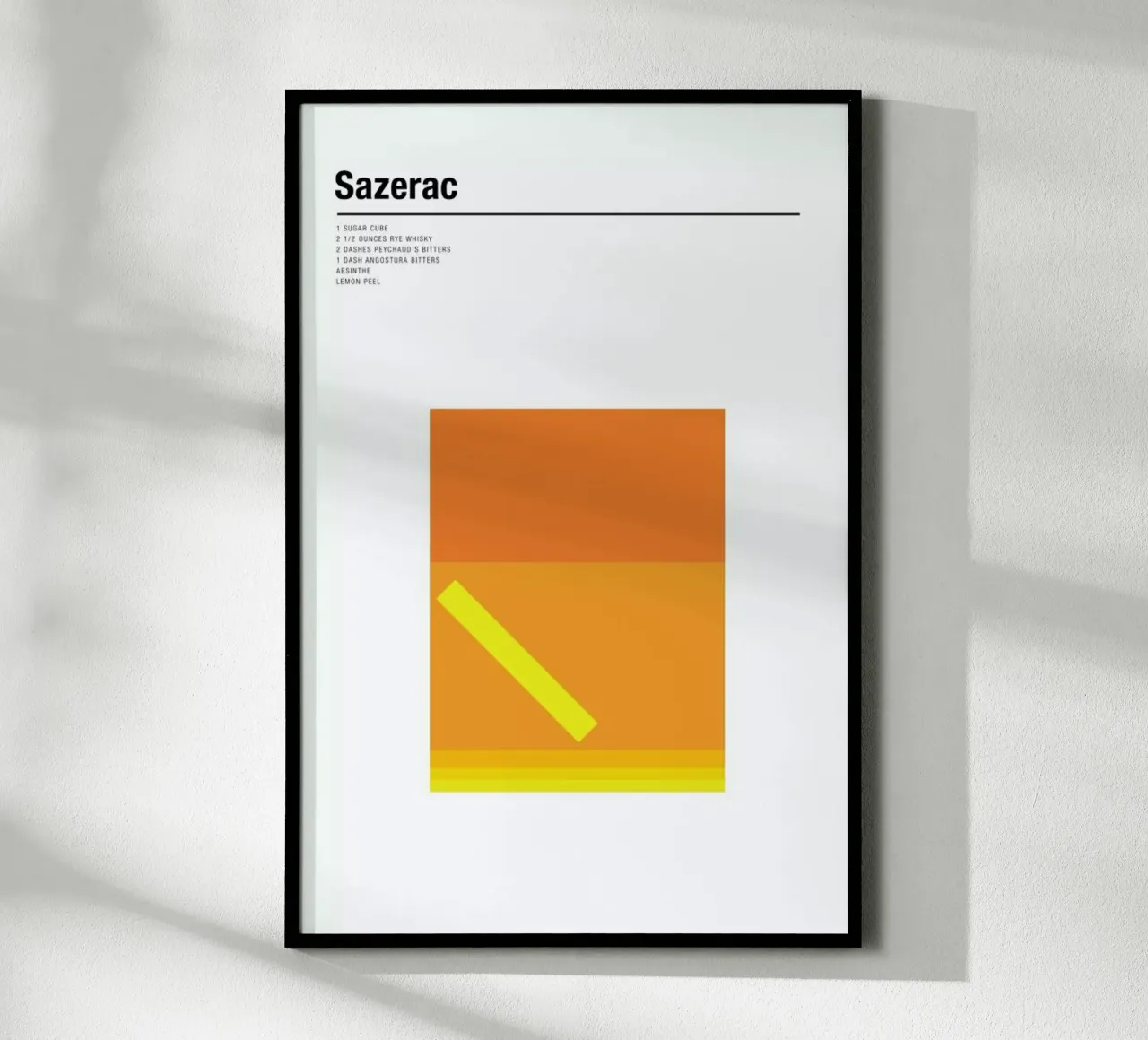Sazerac poster da Nick Barclay