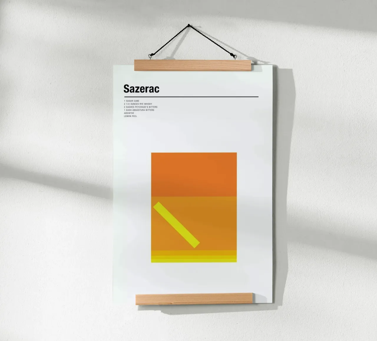 Sazerac poster da Nick Barclay