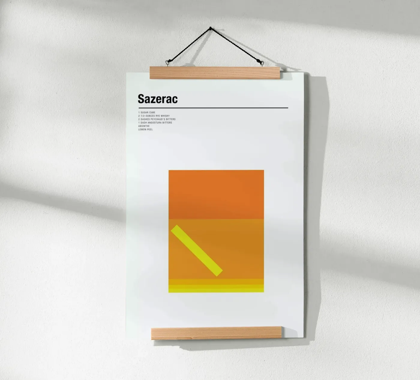 Sazerac Poster von Nick Barclay