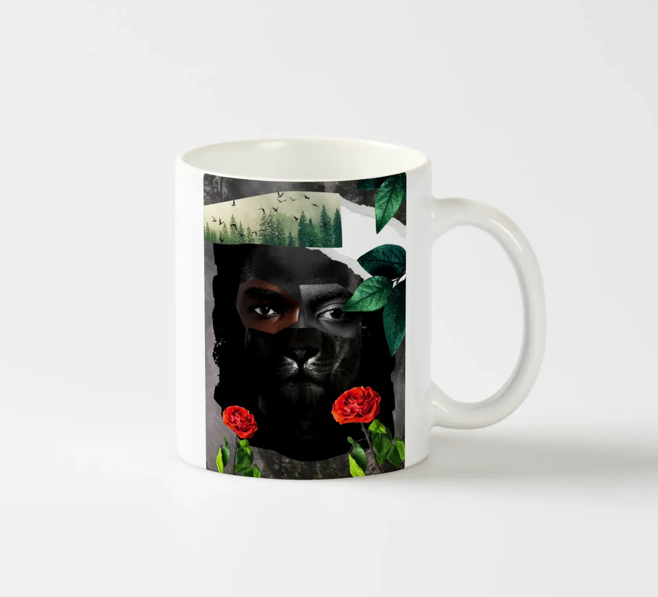 Afro Eternity tazza in ceramica da Mathudace Créas
