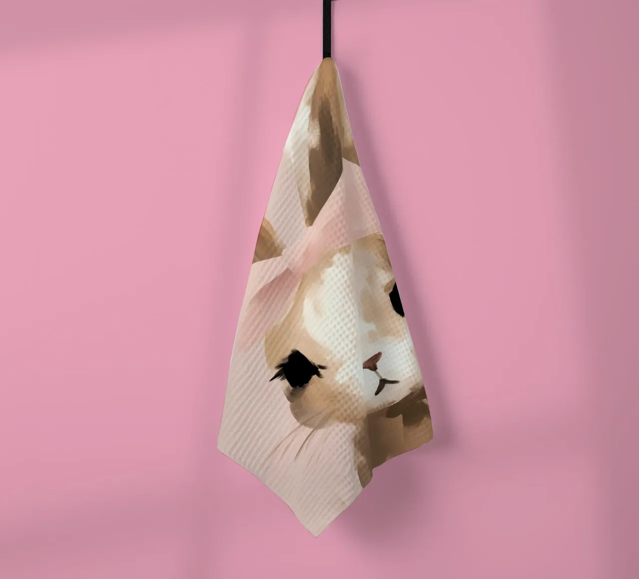 Lapin bébé fille torchon de IamHomeStudio