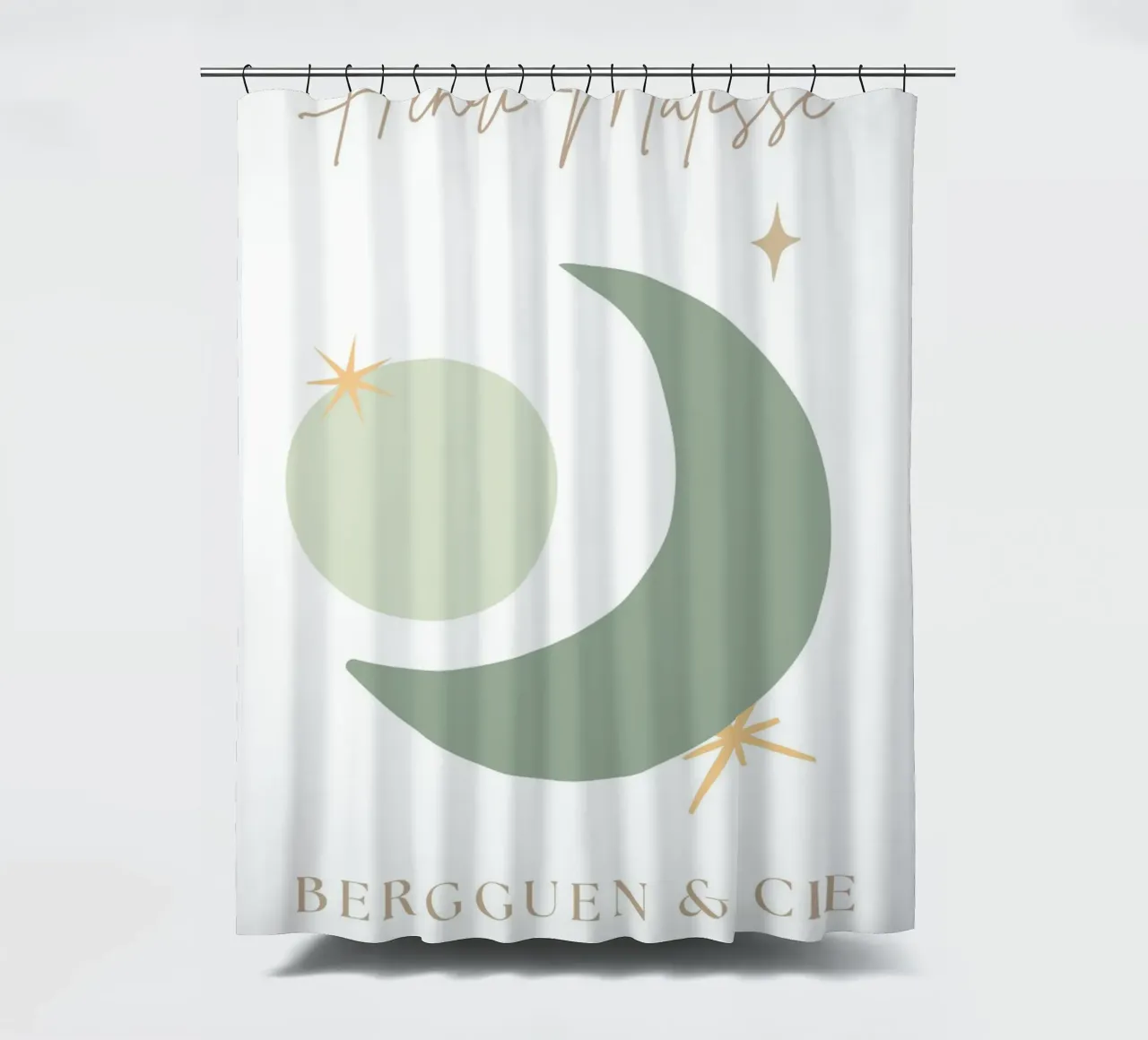 Sage Green Henri Matisse Abstract Print Duschvorhang von pdigitalprints