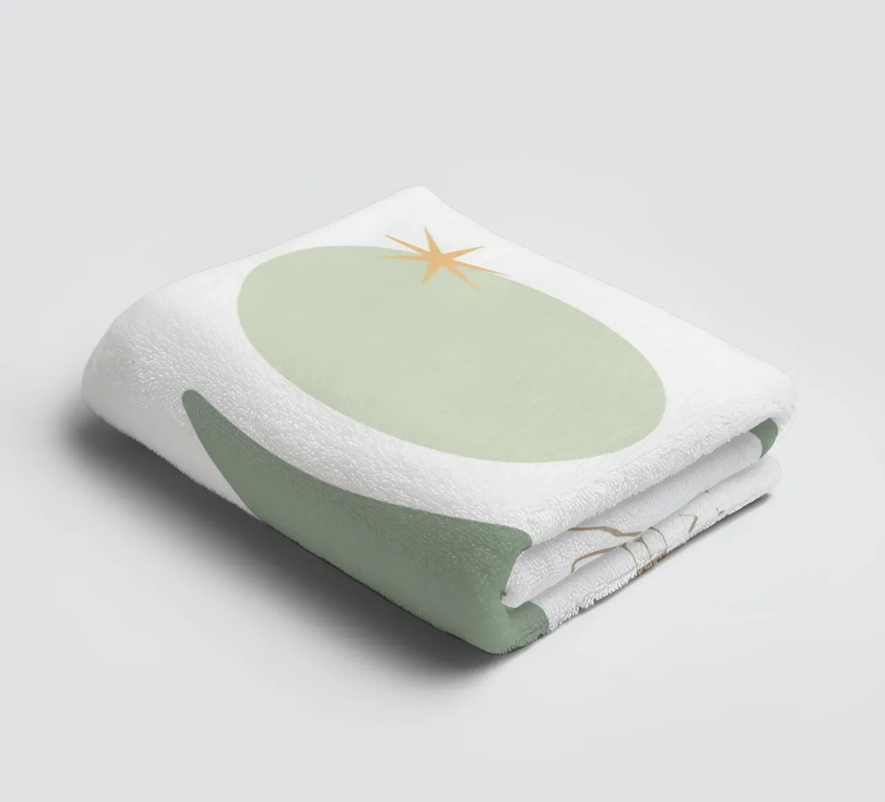 Sage Green Henri Matisse Abstract Print Handtuch von pdigitalprints